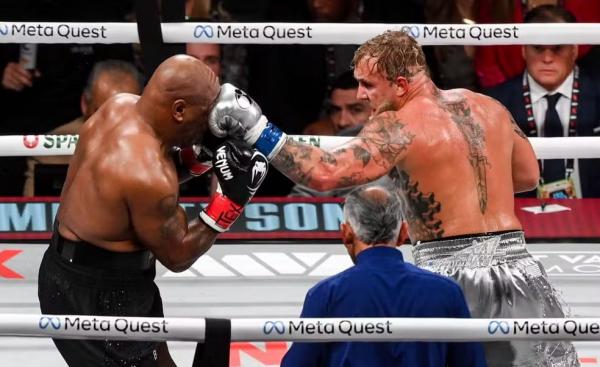 Mike Tyson x Jake Paul(Imagem:Getty Images)