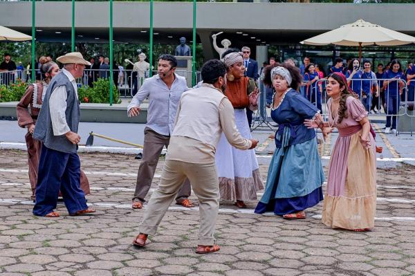 Espetáculo ?A Batalha do Jenipapo? revive a luta dos piauienses pela independência do Brasil(Imagem:Gabriel Paulino)