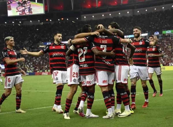 Flamengo conquista primeira vitória na Libertadores contra o Palestino.(Imagem:André Durão)