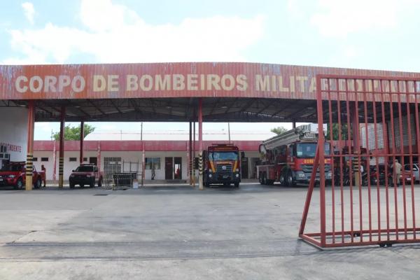 Quartel do Comando Geral do Corpo de Bombeiros Militar do Estado do Piauí, em Teresina.(Imagem:Lucas Marreiros/G1)