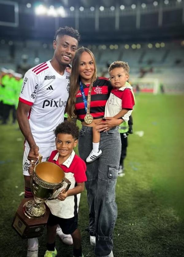 Gisellen Ramalho é mulher de Bruno Henrique, do Flamengo.(Imagem:Reprodução/Instagram)