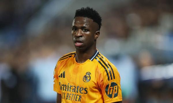 Vinícius em jogo do Real Madrid contra Leganés.(Imagem:REUTERS/Isabel Infantes)