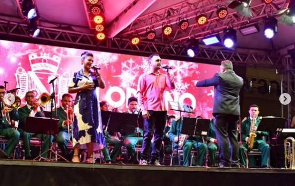  Natal da Alegria emociona público com Concerto Natalino em Floriano.(Imagem:Reprodução/Instagram)