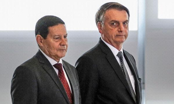 Bolsonaro e Mourão(Imagem:Reprodução)