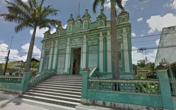 Sede da prefeitura de Paudalho fica na Zona da Mata de Pernambuco.(Imagem:Reprodução/Google Street View)