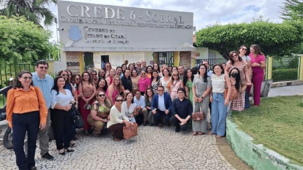 Objetivo é estabelecer trocas de boas práticas com a Coordenadoria Regional de Desenvolvimento da Educação do Ceará (Crede) e com a Secretaria Municipal de Educação de Sobral.(Imagem:Divulgação)