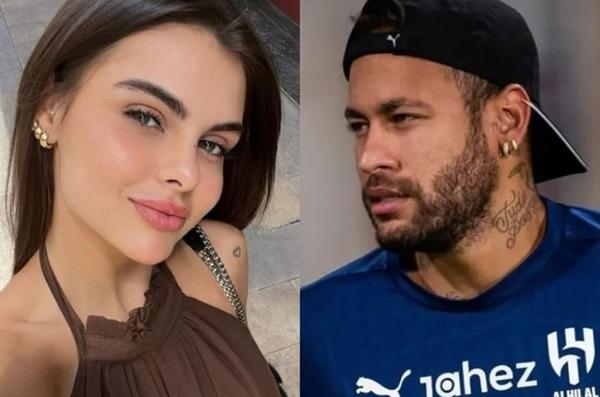 Modelo Amanda Kimberlly e Neymar Jr. (Imagem:Instagram/Reprodução)