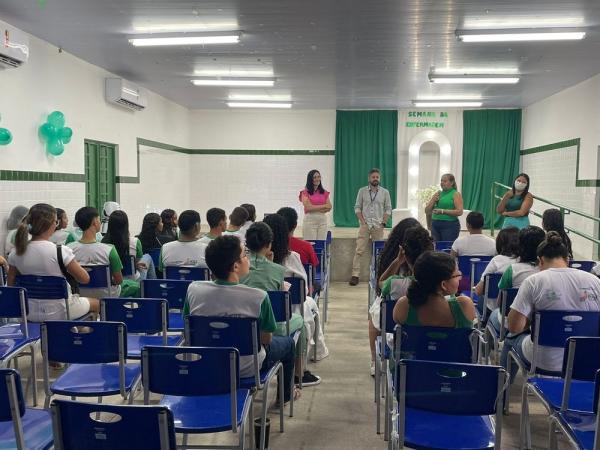 O objetivo do projeto é promover o acolhimento dos estudantes, mostrando a importância dos futuros técnicos de enfermagem e o exercício de sua futura profissão.(Imagem:Divulgação)