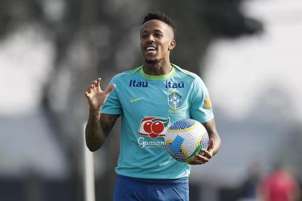 Éder Militão se machucou e foi cortado da seleção brasileira.(Imagem:Rafael Ribeiro / CBF)