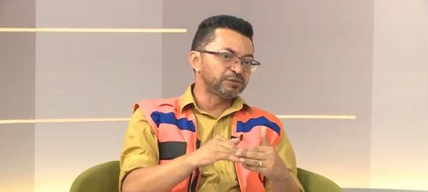Assessor-t&eacute;cnico da Defesa Civil, Werton Costa.(Imagem:Rede Clube)