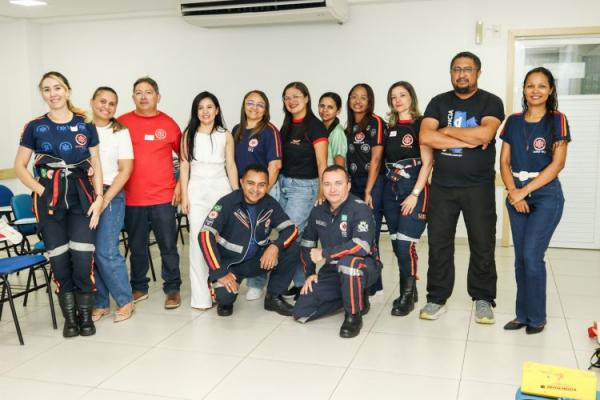  SAMU de Floriano realiza capacita&ccedil;&atilde;o para aprimorar atendimento de urg&ecirc;ncia e emerg&ecirc;ncia(Imagem:Secom)
