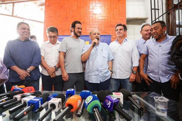 Com a presença de Rueda, Joel e Ciro participam da filiação de Jeová Alencar ao União Brasil(Imagem:Ascom)