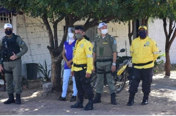 Barreira Sanit&aacute;ria &eacute; implantada em Floriano para evitar entrada da variante(Imagem:Reprodu&ccedil;&atilde;o)