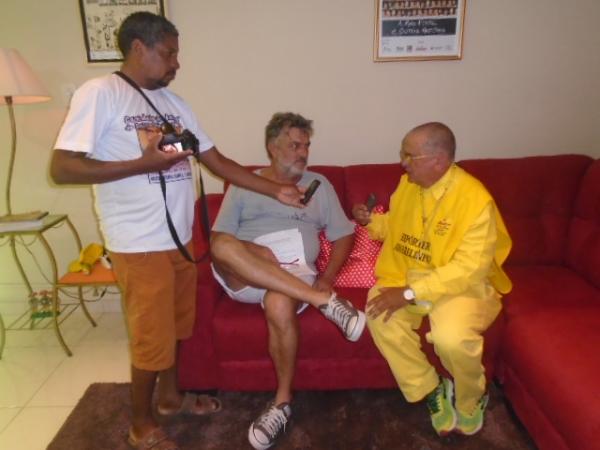 Eu gostaria de dar um mergulho no Rio Parna&iacute;ba, diz Werner Schunemann em Floriano.(Imagem:FlorianoNews)