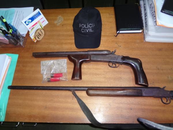 Polícia Civil cumpre mandado e apreende armas de fogo em Pavussu