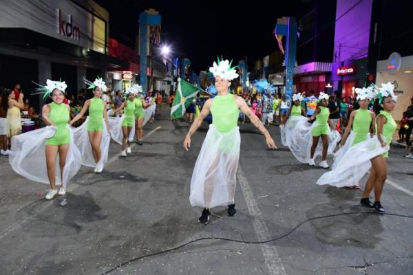 Desfile das Escolas de Samba encanta público na Avenida Getúlio Vargas.(Imagem:Secom)