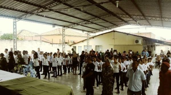 Pol&iacute;cia Militar realiza aula inaugural do Pelot&atilde;o Combatentes Mirins em Floriano.(Imagem:FlorianoNews)