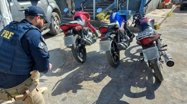 Floriano: Em duas horas PRF apreende três motocicletas adulteradas
