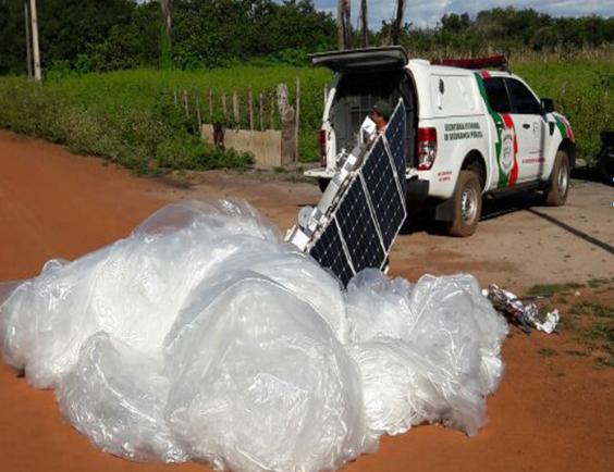 Polícia apura nova queda de balão; 3º caso na mesma região do Piauí