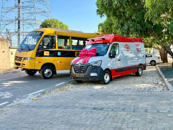 129 ANOS: Prefeitura de Floriano entrega ve&iacute;culos e equipamentos para fortalecer sa&uacute;de, educa&ccedil;&atilde;o e infraestrutura(Imagem:Secom)