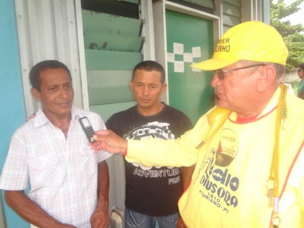 Mois&eacute;s Pereira da Silva - Irm&atilde;o da v&iacute;tima.(Imagem:FlorianoNews)