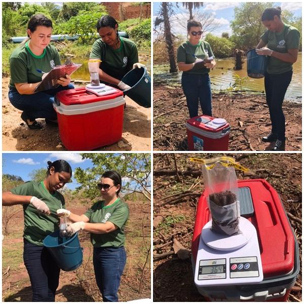 SEMAN realiza coleta de amostras de solo para an&aacute;lise ambiental especializada.(Imagem:Reprodu&ccedil;&atilde;o/Instagram)