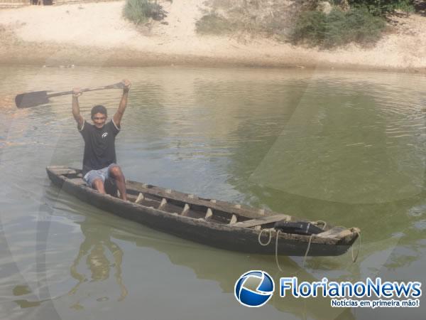Campeonato de Canoagem &eacute; realizado na localidade Manga-MA.(Imagem:FlorianoNews)
