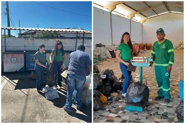 A&ccedil;&atilde;o conjunta recolhe mais de 52 toneladas de materiais recicl&aacute;veis em escolas de Floriano.(Imagem:Reprodu&ccedil;&atilde;o/Instagram)