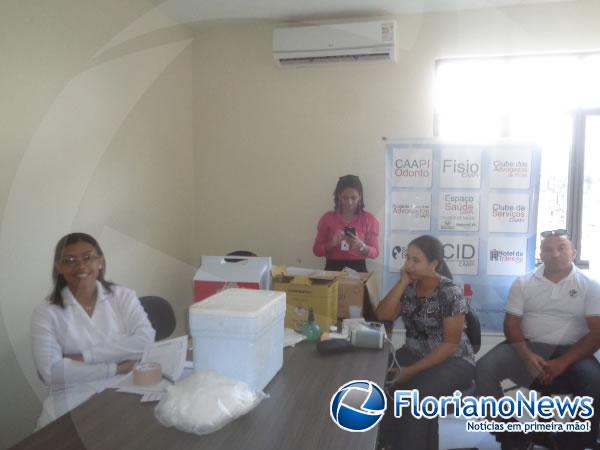 Campanha de vacinação contra a gripe é realizada na OAB Subseção de Floriano.(Imagem:FlorianoNews)