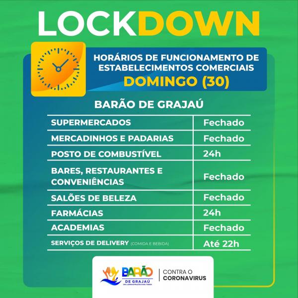 Prefeita de Bar&atilde;o de Graja&uacute; decreta lockdown no munic&iacute;pio(Imagem:Divulga&ccedil;&atilde;o)