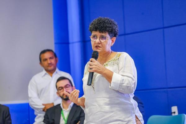 Rejane Tavares, secret&aacute;ria da Agricultura Familiar do Piau&iacute;.(Imagem:Geirlys Silva)