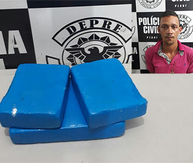 Passageiro preso com drogas diz: "precisava fazer a casa da minha mãe"