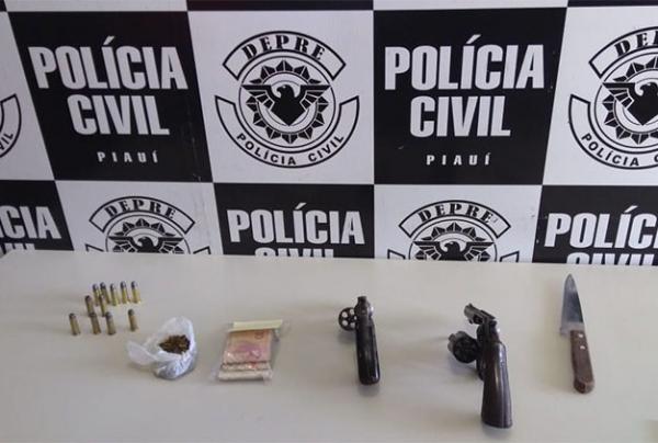 Três são presos por tráfico de drogas na zona Sul de Teresina