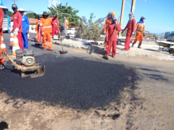 DNIT realizou recuperação do contorno de avenidas em Floriano