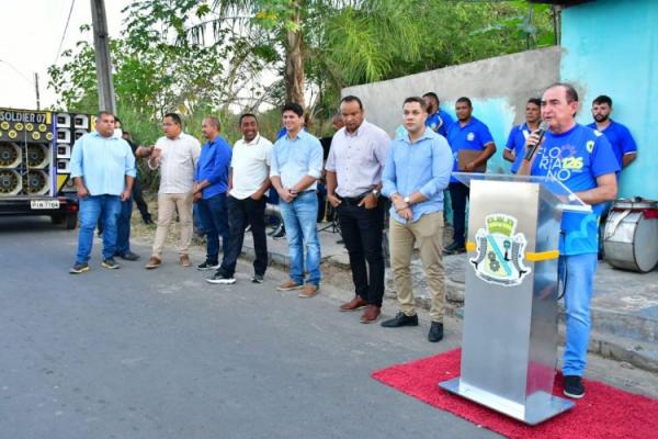 Prefeitura entrega mais de 14 mil m&sup2; de asfaltamento em ruas de Floriano.(Imagem:Secom)