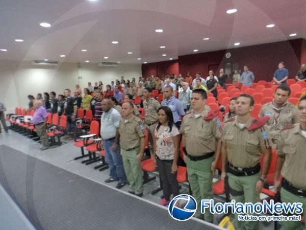 Floriano sedia I Forum do Conselho Comunit&aacute;rio de Seguran&ccedil;a P&uacute;blica.(Imagem:FlorianoNews)