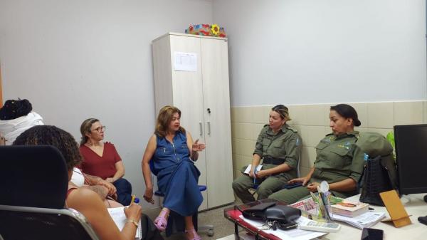 Reunião discute a ampliação das Patrulhas Maria da Penha e Delegacias Especializadas da Mulher no PI