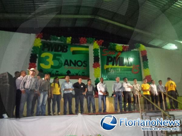 PMDB comemora 35&ordm; anivers&aacute;rio com filia&ccedil;&otilde;es e homenagens em Floriano.(Imagem:FlorianoNews)