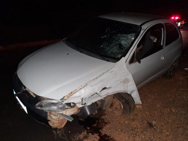 Motociclista morre após colidir contra carro na PI-236, em Oeiras; motorista fugiu