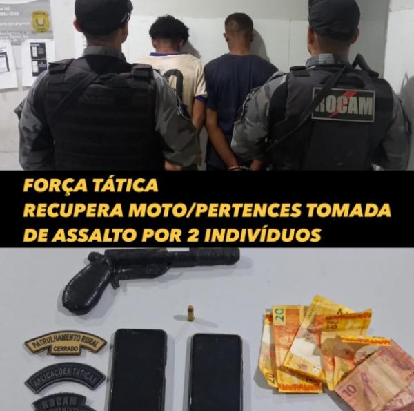 A&ccedil;&atilde;o r&aacute;pida da For&ccedil;a T&aacute;tica resulta na captura de suspeitos de assalto em Floriano(Imagem:Reprodu&ccedil;&atilde;o/Instagram)