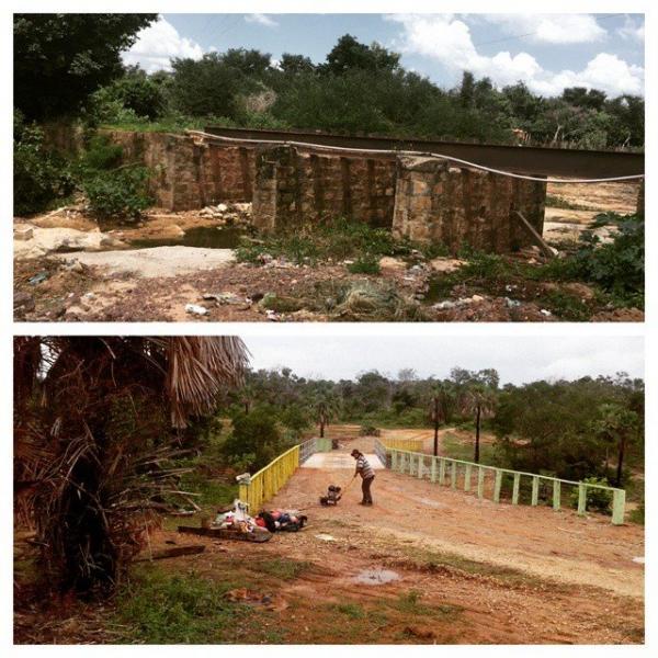 Prefeitura de Floriano vai inaugurar ponte do povoado Manga neste sábado