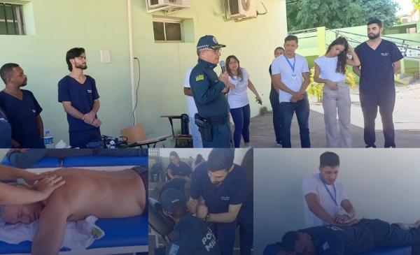 Parceria entre 3º BPM e UNIFAESF promove ação de saúde para policiais militares em Floriano