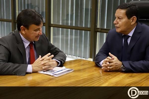 Governador vai apresentar lista de pedidos ao vice-presidente Mourão