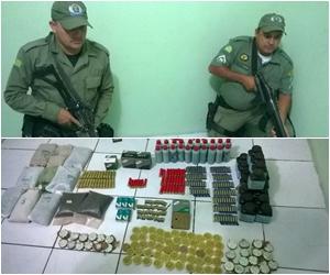 Polícia no PI faz apreensão recorde de munição