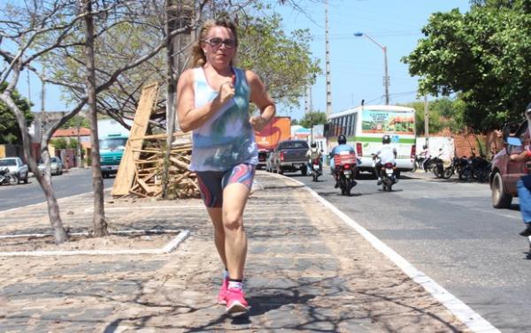 Os treinamentos de Gessi-Jani t&ecirc;m uma meta: completar a corrida de S&atilde;o Silvestre.(Imagem:Wenner Tito)