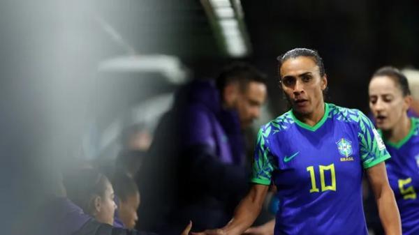 Marta foi titular da sele&ccedil;&atilde;o brasileira no jogo contra a Jamaica.(Imagem:Getty Images)