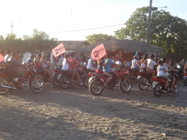 PR realizou carreata em Bar&atilde;o de Graja&uacute;.  (Imagem:FlorianoNews)