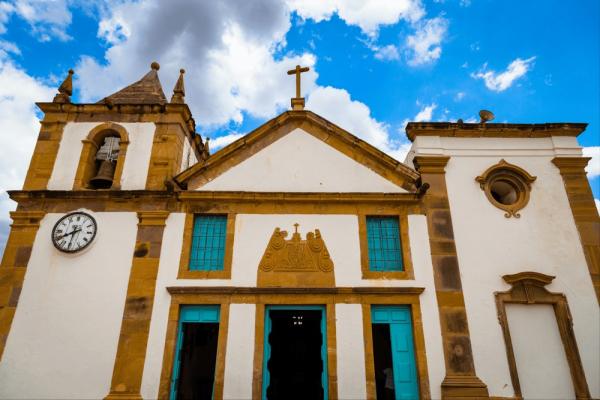 Igreja matriz de Nossa Senhora das Vit&oacute;rias em Oeiras.(Imagem:Divulga&ccedil;&atilde;o)