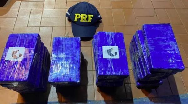 PRF encontra cocaína escondida em banco de carro e prende motorista na BR-316, em Picos