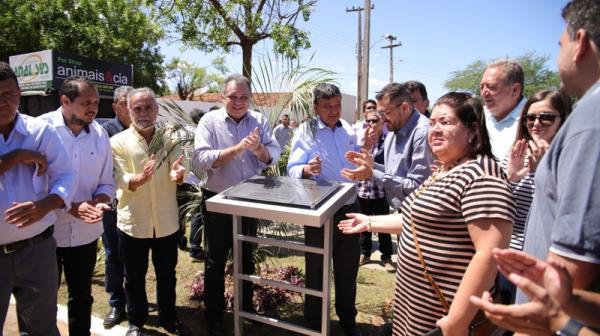 Foi inaugurada a Academia de Sa&uacute;de para a popula&ccedil;&atilde;o do bairro Aroeiras do Matadouro(Imagem:Divulga&ccedil;&atilde;o)